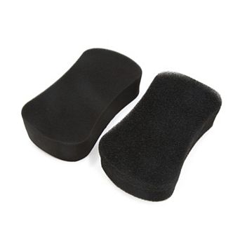 2 pc Black 8 Shaped Washing Tool Cleaning Sponge Pad For Car Body Household
