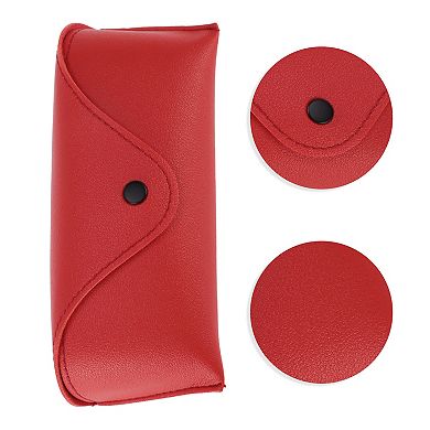Snap Button Eyeglasses Case Portable Eyeglasses Storage 6.89"x2.95"x1.77"