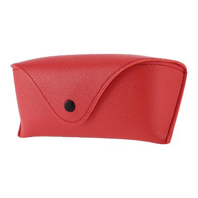 Snap Button Eyeglasses Case Portable Eyeglasses Storage 6.89"x2.95"x1.77"