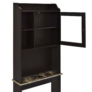 Over The Toilet Space Saver Wood Storage Cabinet For Home Bathroom
