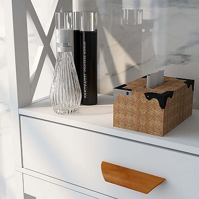 Over-the-toilet Storage Cabinet With Drawer & 2 Shelves Space Saver Bathroom Rack