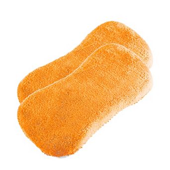 2 pc Coral Fleece Cleaning Sponge Double Sided Dirt Washing Foam Cleaning Tool For Car