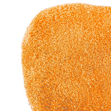2pcs Coral Fleece Cleaning Sponge Double Sided Dirt Washing Foam Cleaning Tool For Car