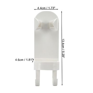 2 Pcs Wall-mounted Toothbrush Holder, Wall Toothbrush Holder For Bathrooms