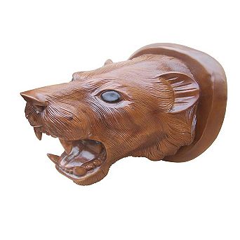 Lion Head Wall Mount Statue
