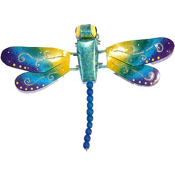 Iron Dragonfly Wall Decor