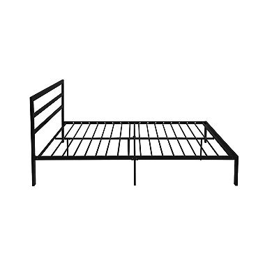 Metal Bed Frame With Headboard Sturdy And Stylish Bed Frame For Bedroom