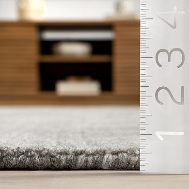 RugsUSA Mozai Fringed Wool-Blend Area Rug