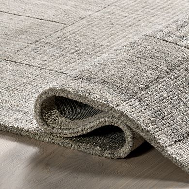 RugsUSA Mozai Fringed Wool-Blend Area Rug