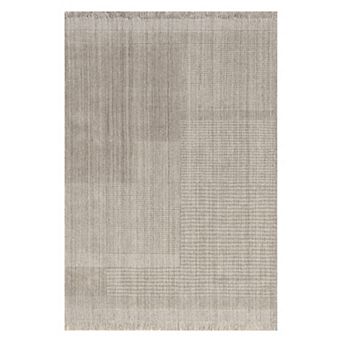 RugsUSA Mozai Fringed Wool-Blend Area Rug
