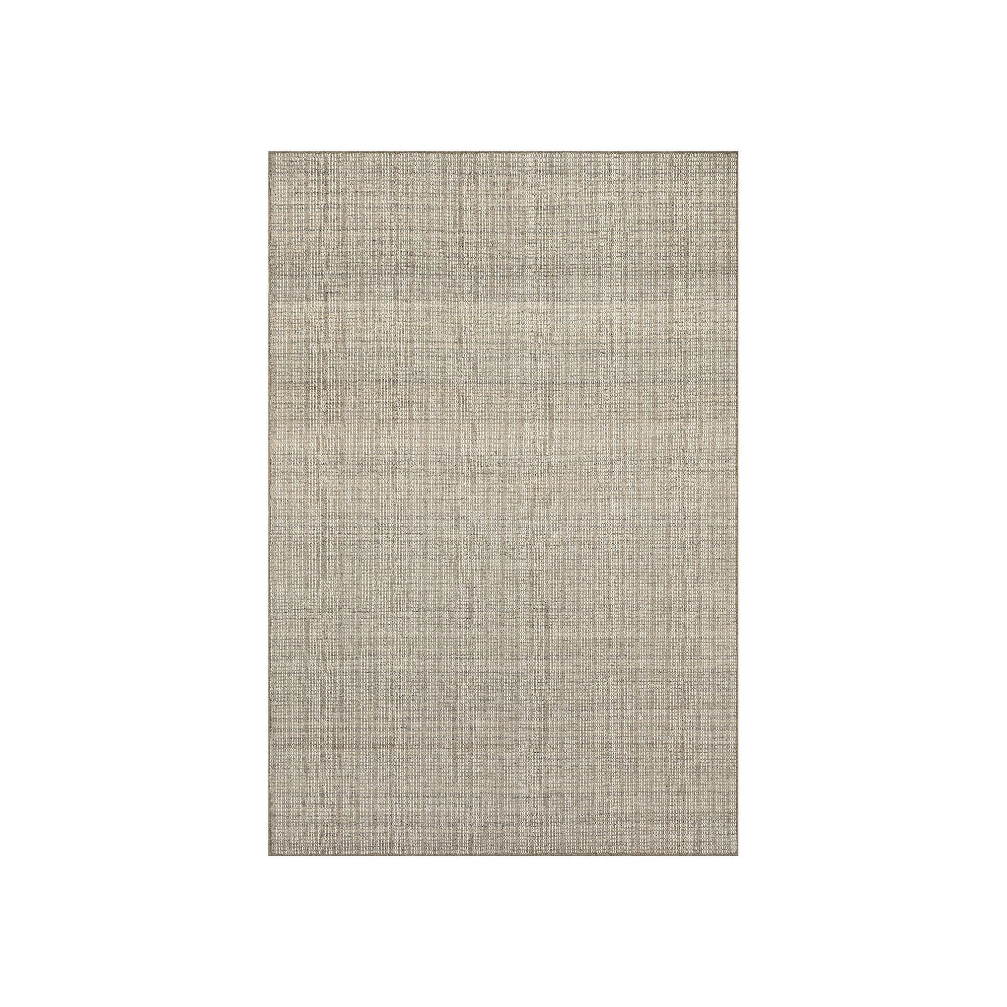 RugsUSA Ander Striped Wool-Blend Area Rug, Brown