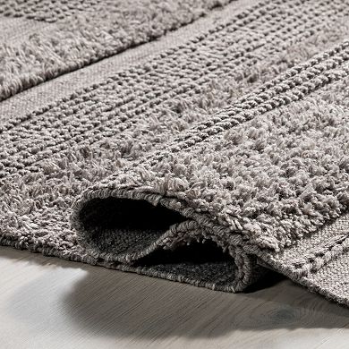RugsUSA Samba Textured Cotton-Blend Area Rug