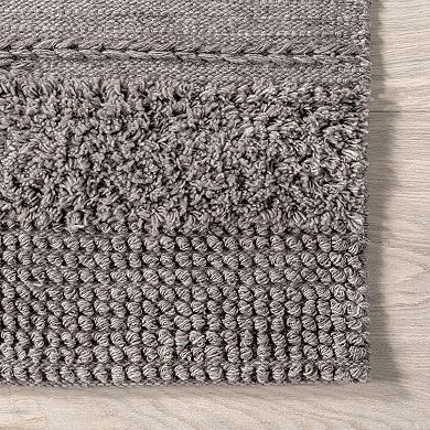 RugsUSA Samba Textured Cotton-Blend Area Rug