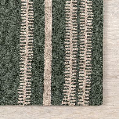 RugsUSA Kari Striped Wool Area Rug
