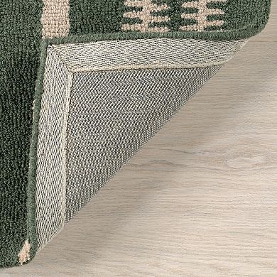 RugsUSA Kari Striped Wool Area Rug
