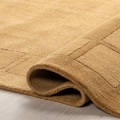 RugsUSA Petra High-Low Wool-Blend Area Rug