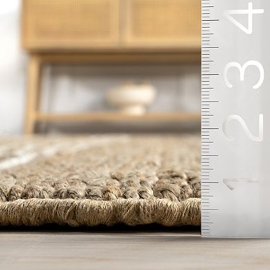 RugsUSA Hanna Striped Jute Area Rug