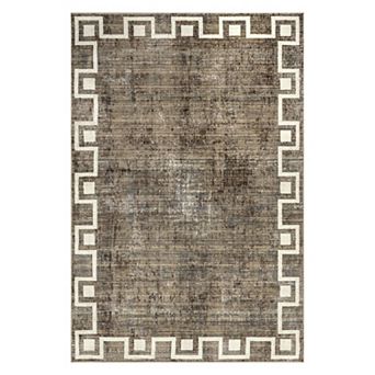 RugsUSA Olvera Geometric Bordered Area Rug