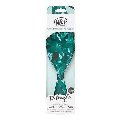 Wet Brush Polished Gems Emerald Hair Brush
