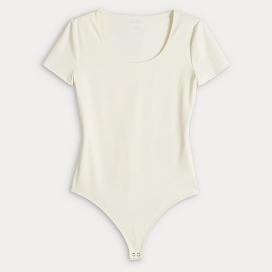 Women's Nine West Sculpt Scoopneck Bodysuit