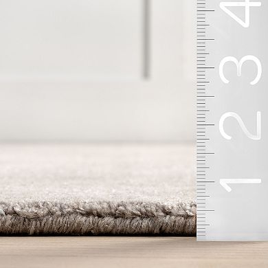 RugsUSA Arrel Speckled Wool-Blend Area Rug