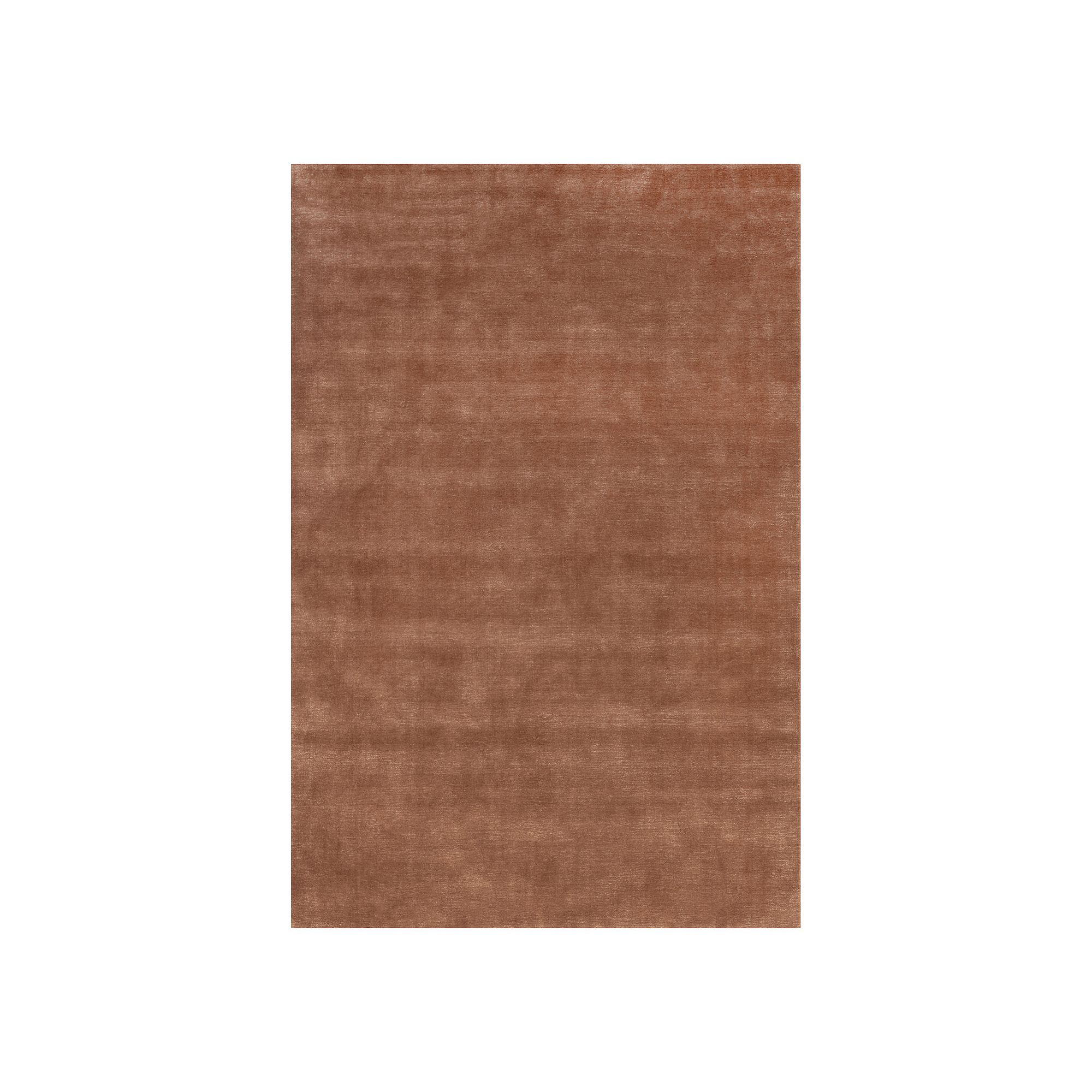RugsUSA Arrel Speckled Wool-Blend Area Rug, Brick