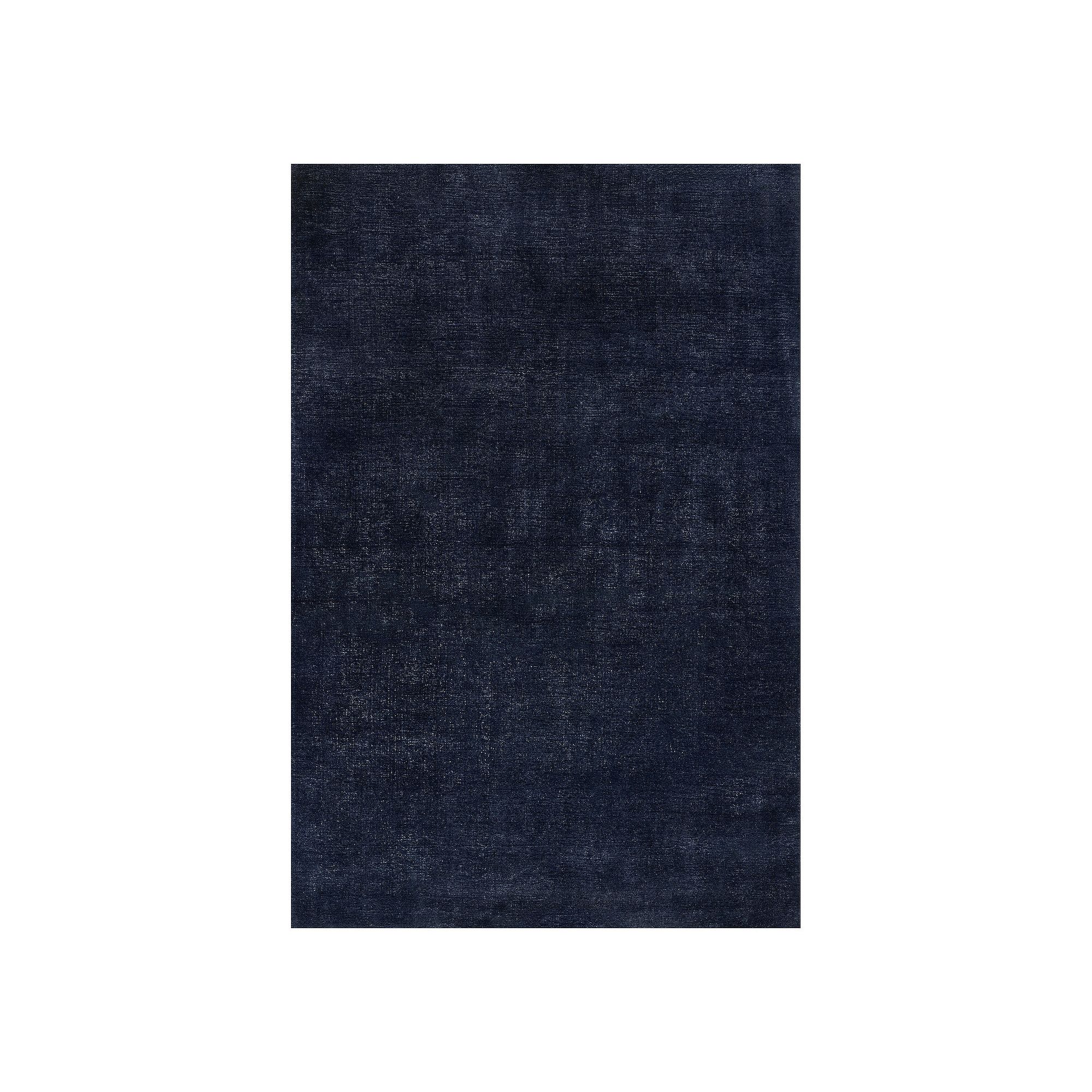 RugsUSA Arrel Speckled Wool-Blend Area Rug, Black