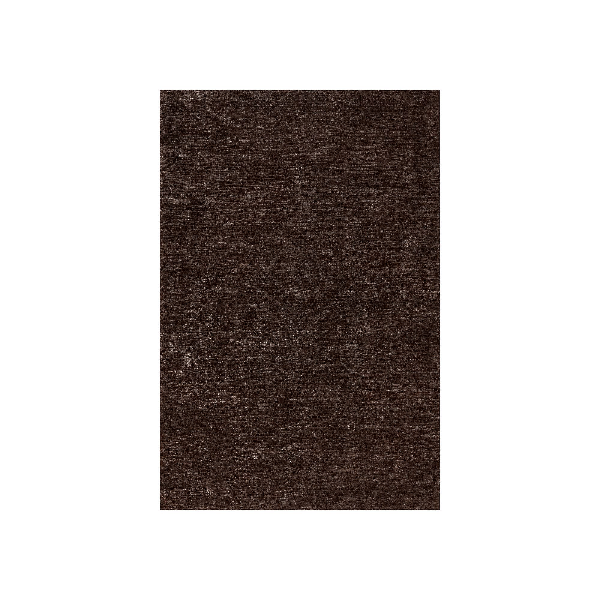 RugsUSA Arrel Speckled Wool-Blend Area Rug, Truffle Brown