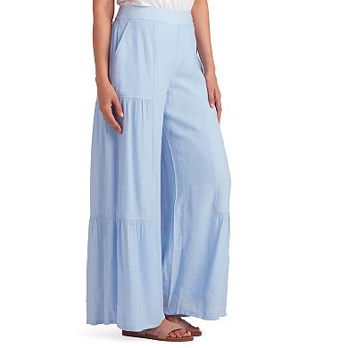 Women's AB Studio Pull-On Tiered Wide Leg Pants