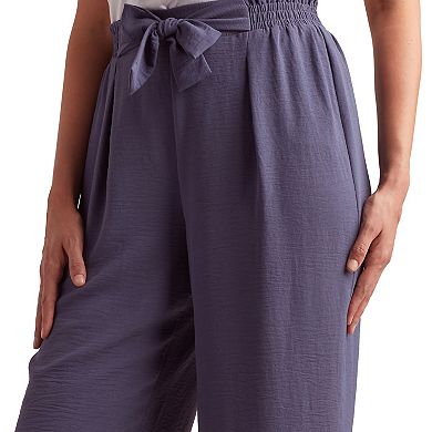 Women's AB Studio Elastic Waist Slim Leg Pants