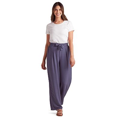 Women's AB Studio Elastic Waist Slim Leg Pants