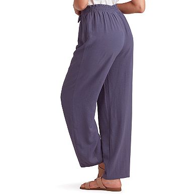 Women's AB Studio Elastic Waist Slim Leg Pants