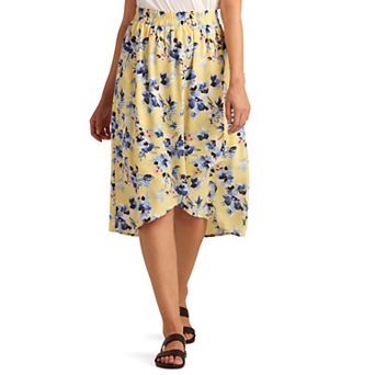 Women's AB Studio Pull On High-Low Hem Skirt