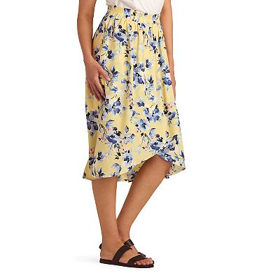 Women's AB Studio Pull On High-Low Hem Skirt