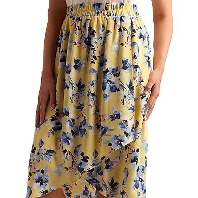 Women's AB Studio Pull On High-Low Hem Skirt