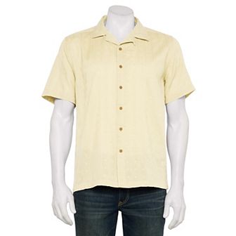 Men's Tricots St Raphael Short Sleeve Subtle Dobby Stripe Shirt
