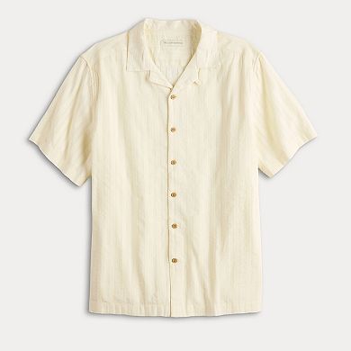 Men's Tricots St Raphael Short Sleeve Dobby Stripe Shirt