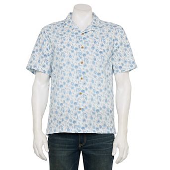 Men's Tricots St Raphael Short Sleeve Seersucker Shirt