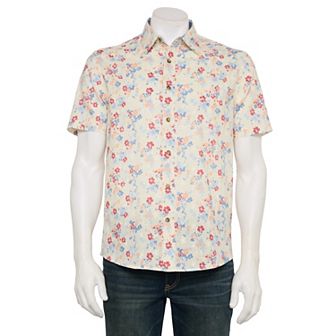 Men's Tricots St Raphael Short Sleeve Floral Shirt