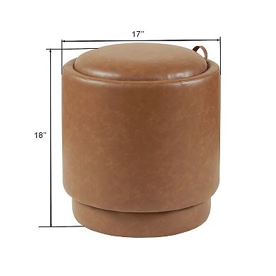 Madison Park Courtney Storage Ottoman