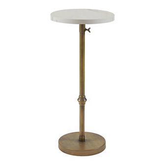Madison Park Jesse Adjustable Bronze Metal End Table