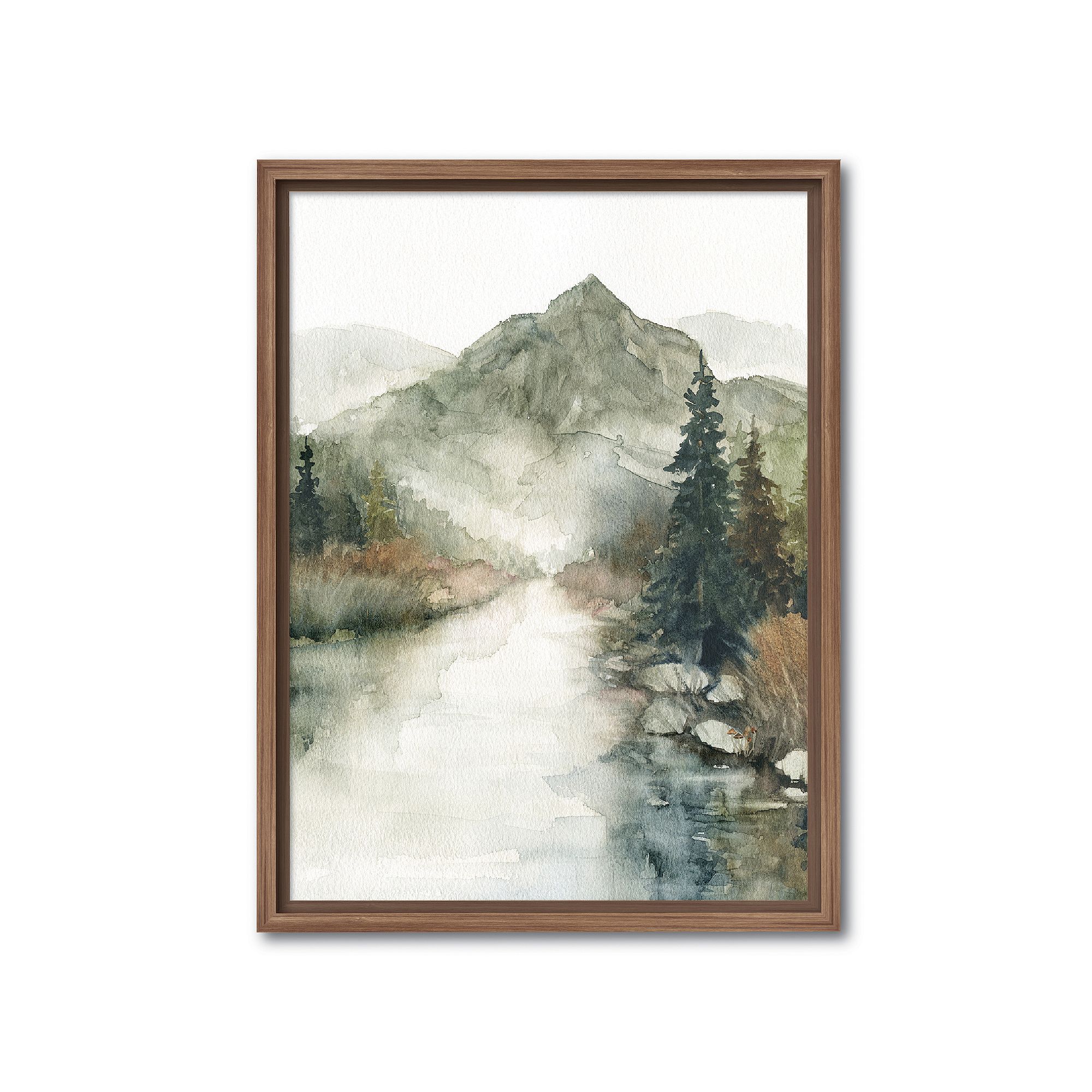 COURTSIDE MARKET National Park Framed Canvas Wall Art, Multi Color