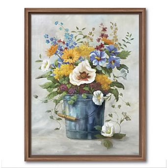 COURTSIDE MARKET Country Living II Framed Canvas Wall Art