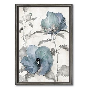 COURTSIDE MARKET Cottage Blue I Framed Canvas Wall Art