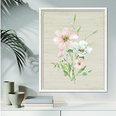 COURTSIDE MARKET Organic Botanical I Framed Canvas Wall Art