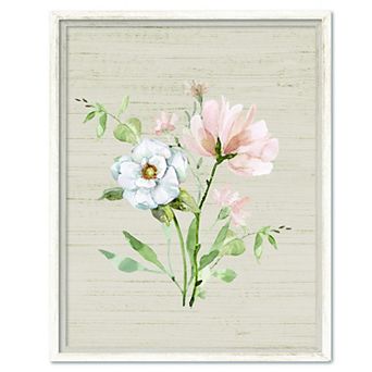 COURTSIDE MARKET Organic Botanical II Framed Canvas Wall Art