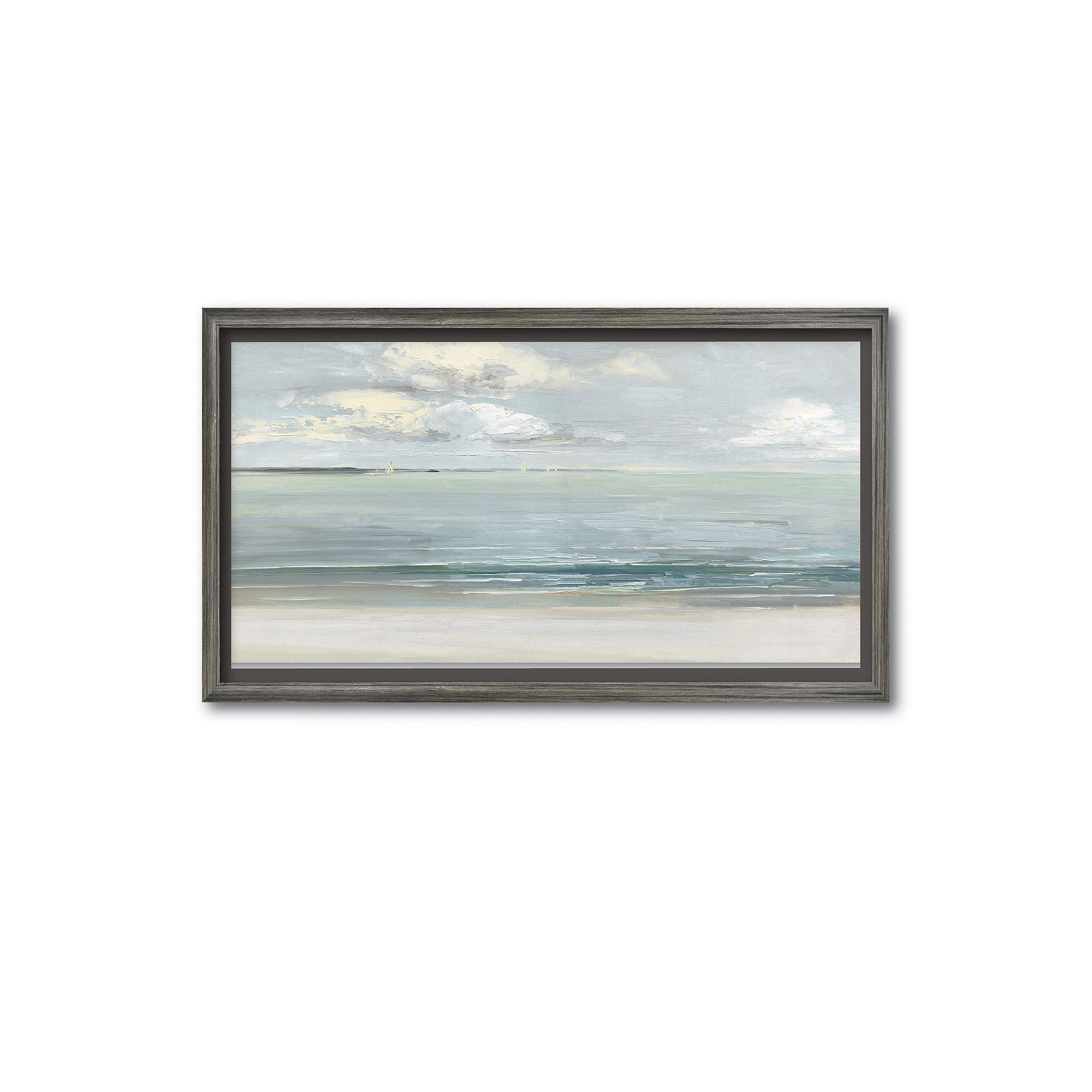 COURTSIDE MARKET The Sea Framed Canvas Wall Art, Multi Color