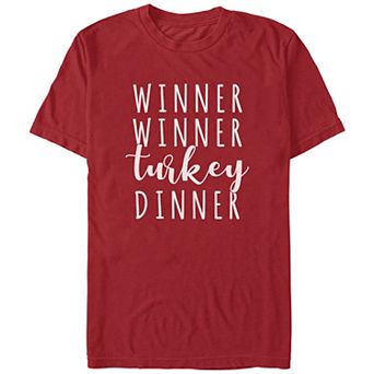 Men's Winner Winner Turkey Dinner Graphic Tee