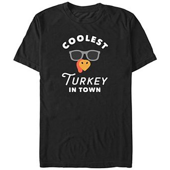 Men's Coolest Turkey In Town Graphic Tee