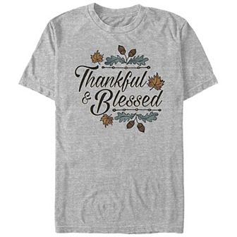 Men's Thankful And Blessed Graphic Tee